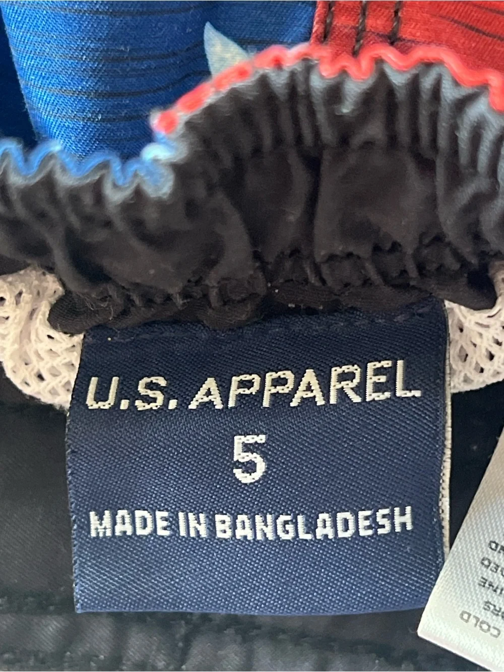 U.S. Apparel Swim Trunks - Youth Size 5